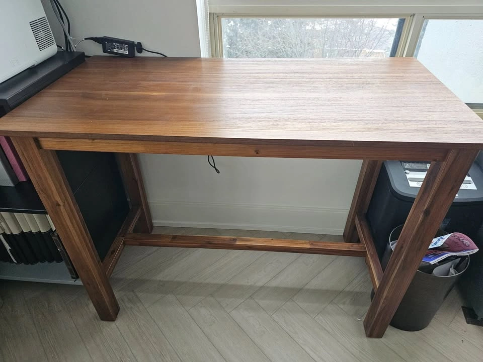 Bar Height Dinette Table & Two Swivel Bar Chair Set - photo 2