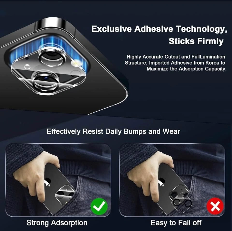 4 Pack Camera Lens Protector for iPhone 15/15 Plus - photo 4