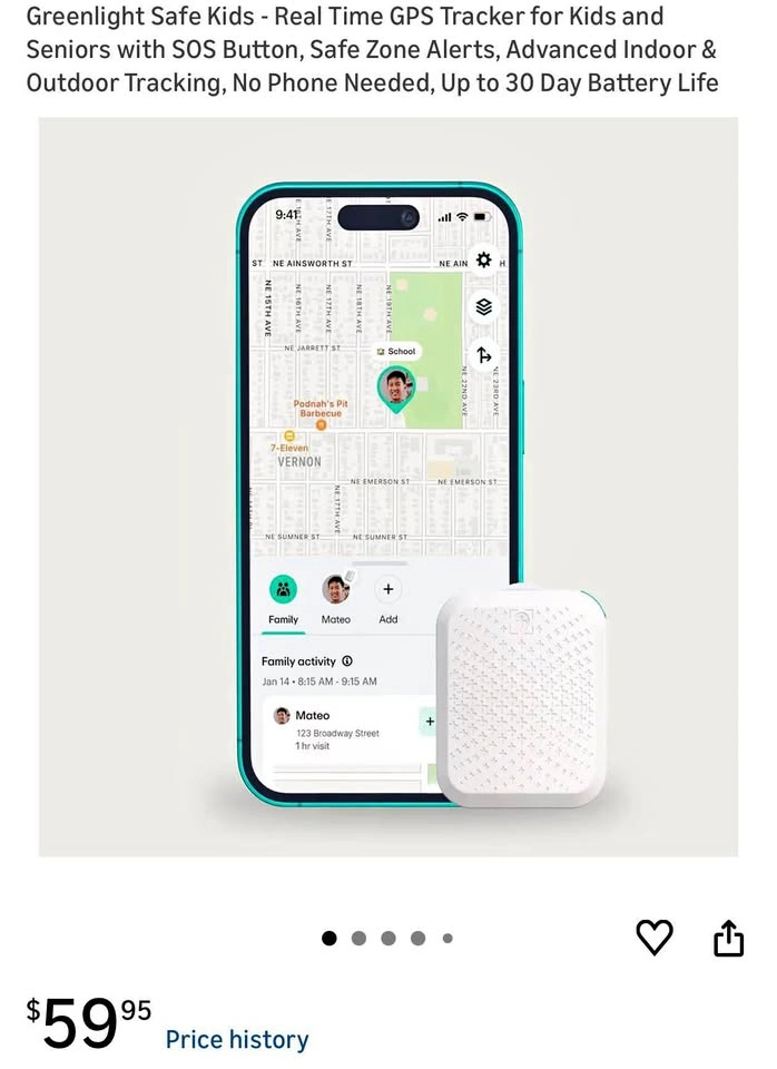 (New) Real Time GPS Tracker with SOS Button