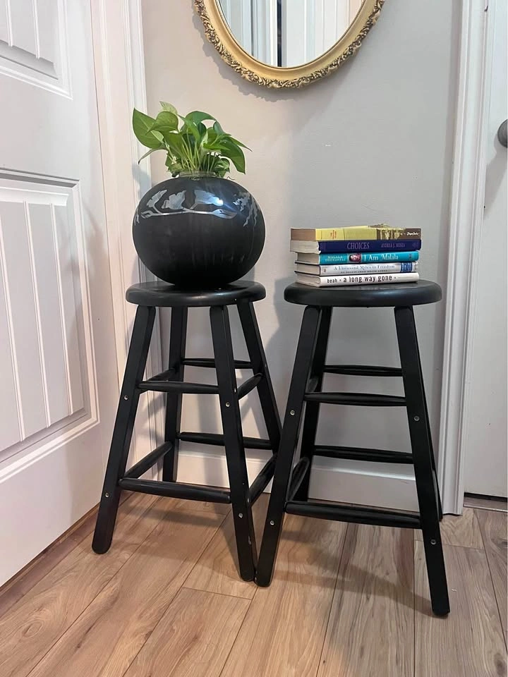 Black Wooden Stool $20 each