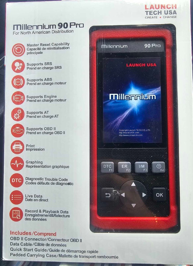 Launch Tech USA Millennium 90 Pro OBDII Code Reader