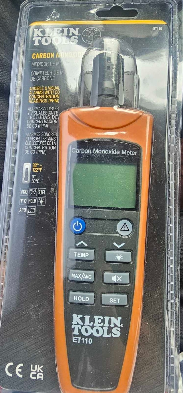 Klein Tools ET110 Carbon Monoxide Meter