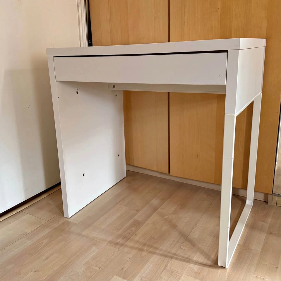 IKEA White Desk w/ Drawer & Cable Hole (Queen St & Bathurst)