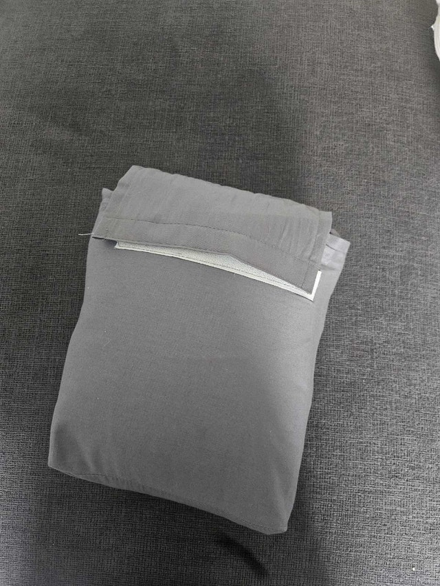 Brand New Grey Bedsheet Set - 100% Cotton - photo 3