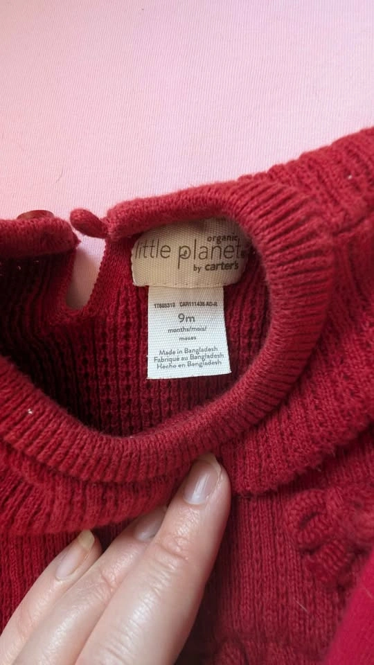 Baby Girl Red Dresses 6-12M - photo 3
