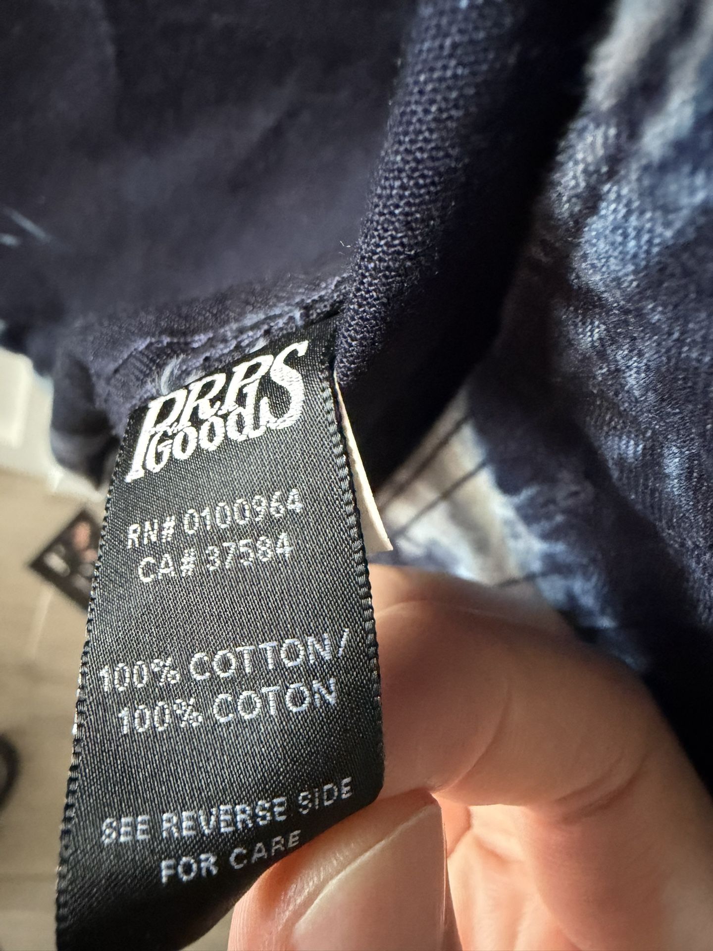 PRPS Goods & Co Tie-Dye Button-Up Shirt - Size M - photo 5