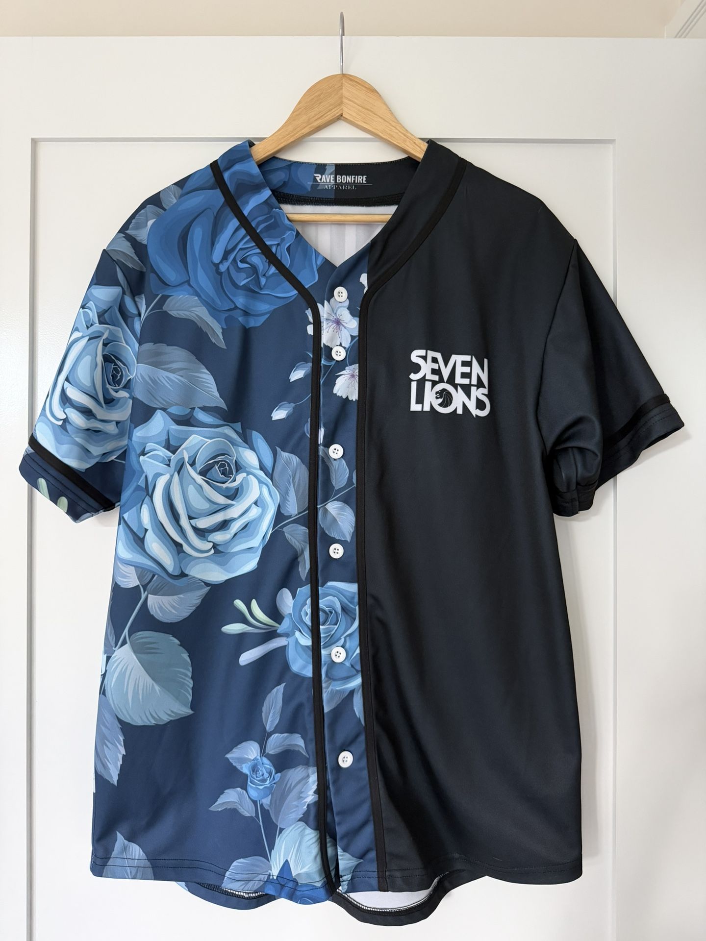 Seven Lions Baseball Jersey Rave Bonfire Apparel | M