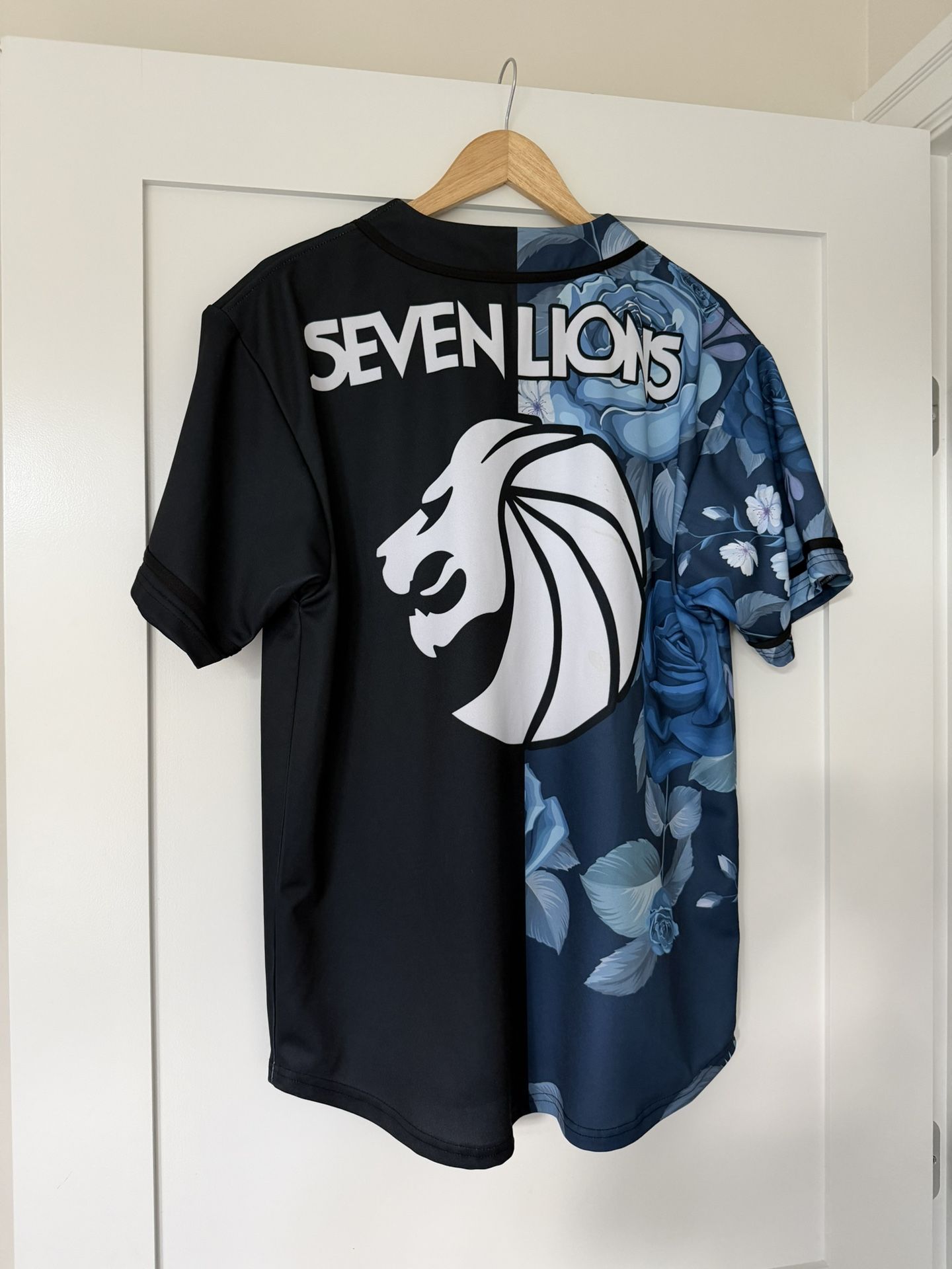 Seven Lions Baseball Jersey Rave Bonfire Apparel | M - photo 2