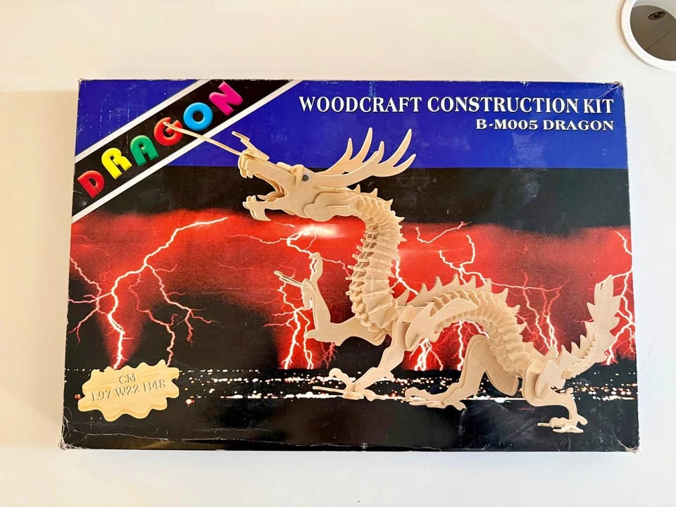 Woodcraft Construction Kit B-M005 Dragon (New)