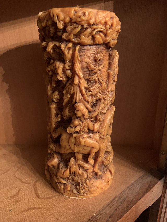Hand carved German candle - photo 2