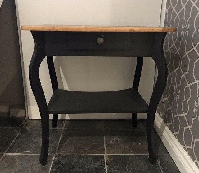 Antique oak side table