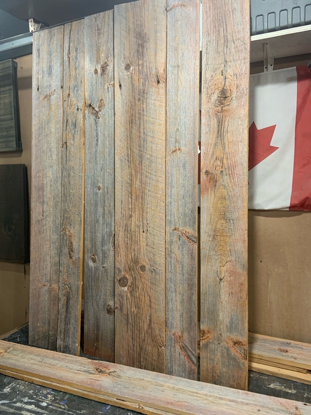 Sandblasted Barnboard Pieces