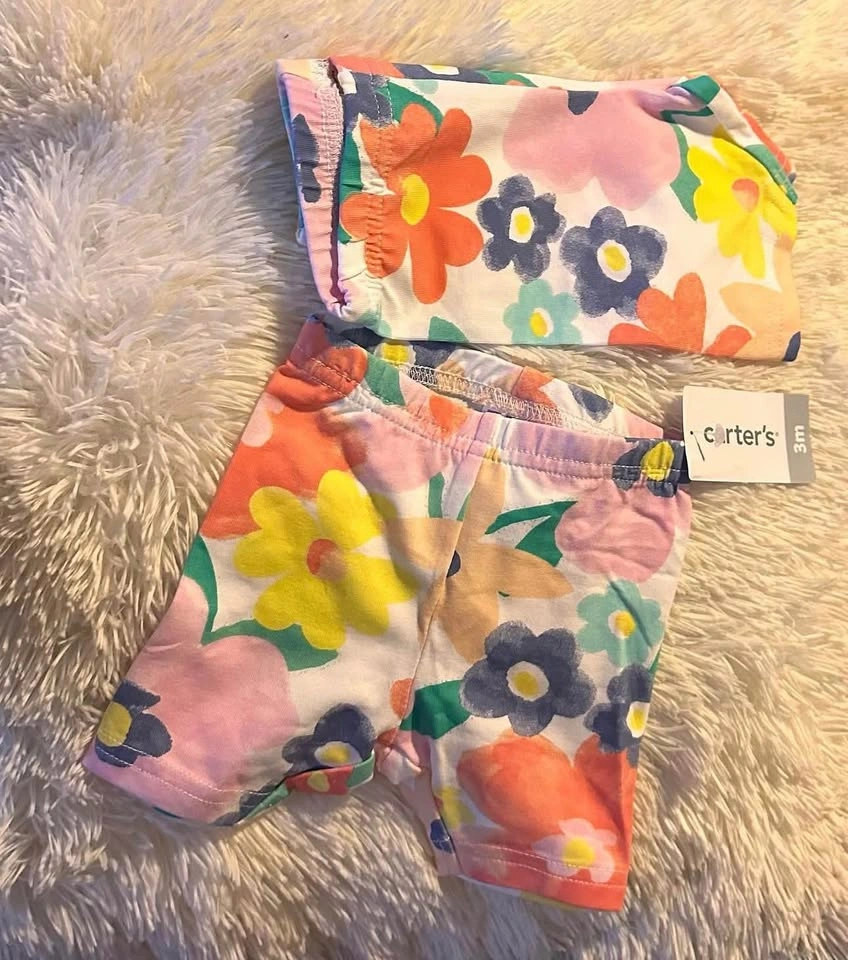GIRLS BIKERS SHORTS SIZES:3 & 9 MONTHS PRICE:$5 - photo 2