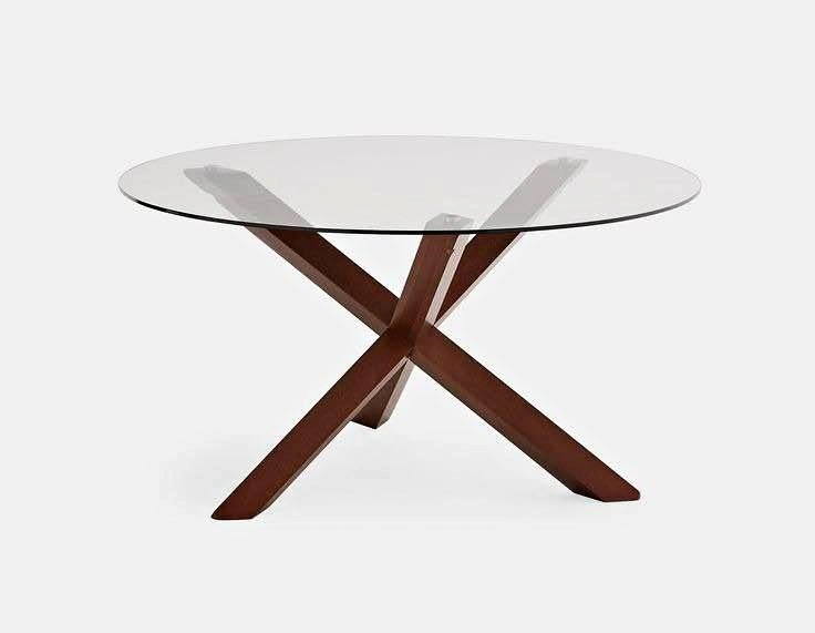 Round Glass Table - 55 inch