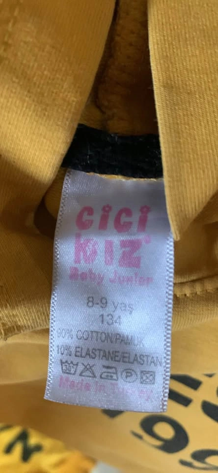 Kids Yellow cici KIZ Tracksuit 8-9 Years EST. 1991 BRKLYN Hoodie - photo 2