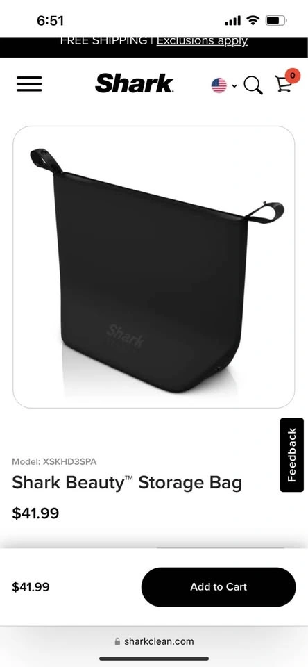 Shark Beauty Bag for Hair Tool