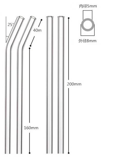 Clear Glass Straws - Hot/Cold Use - photo 2