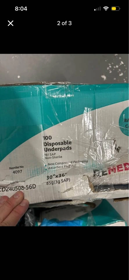 🥕 Disposable Underpads 30x36 - 200 Pads / Dog Pee Pads - photo 2