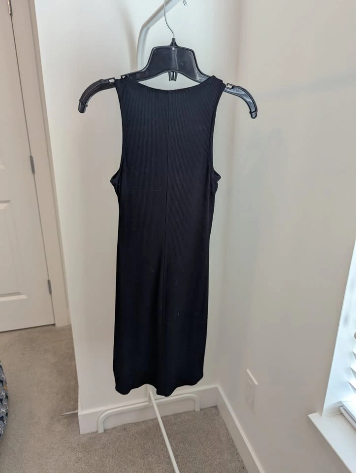 Black Sleeveless Knit Dress - photo 2