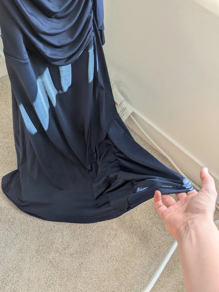 Navy Mermaid Prom Dress - photo 4
