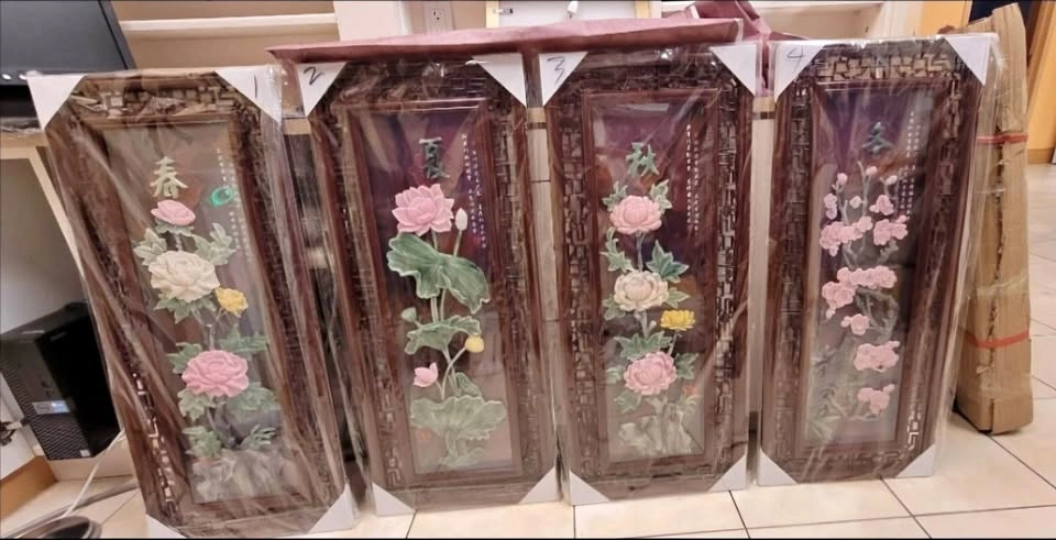 Four Seasons Jade Panels