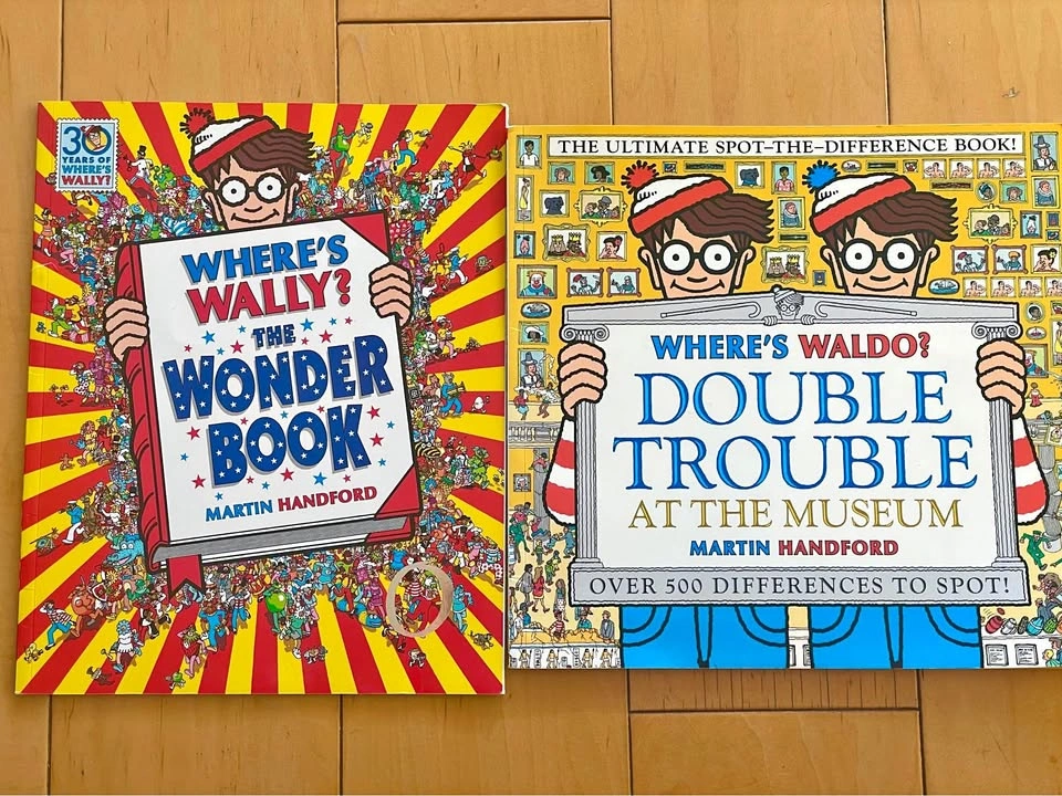 Where's Wally / Where's Waldo Books - Set of 2
