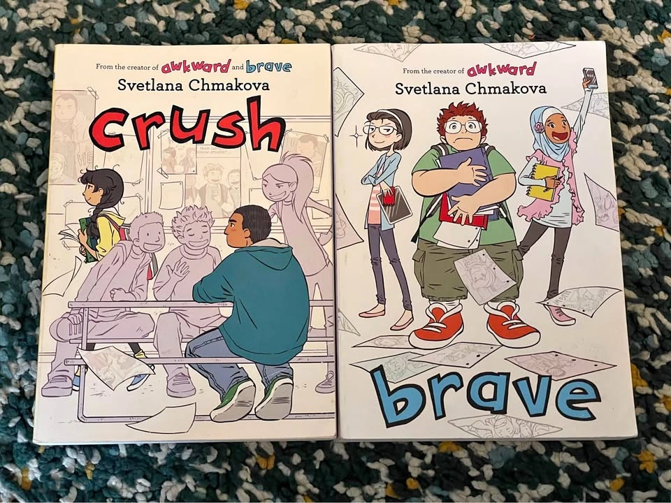 Brave + Crush Graphic Novels (Set of 2)