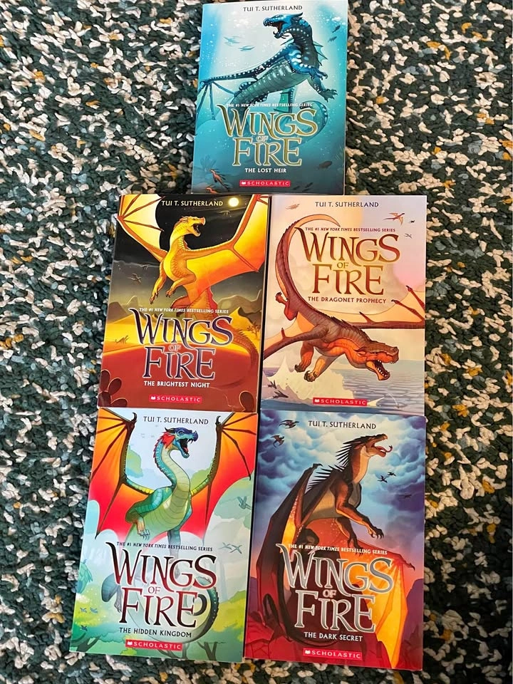 Wings of Fire Books 1-5 Complete Set