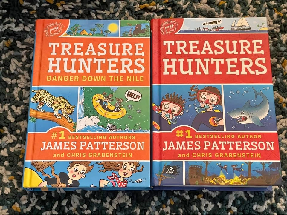 Treasure Hunters books (James Patterson books Set)