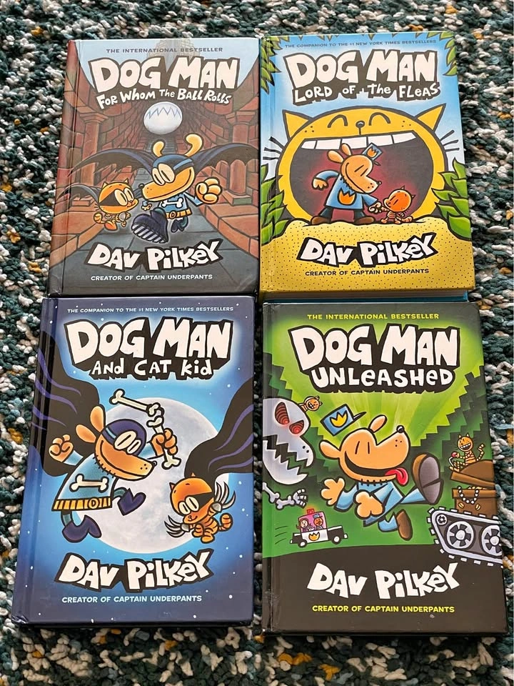 Dog Man Graphic Novel Bundle – 4 Books