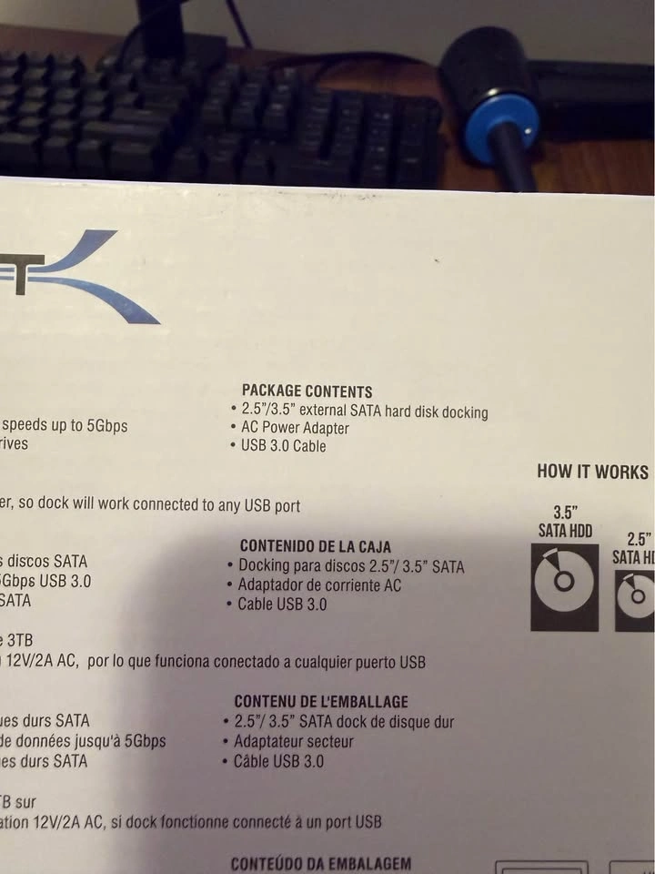 Sabrent USB 3.0 SATA Hard Drive Docking Station - photo 3