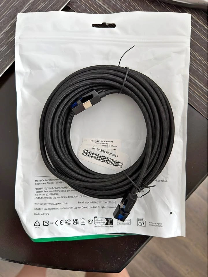 Ugreen Cat 8 Ethernet Cable, 25'