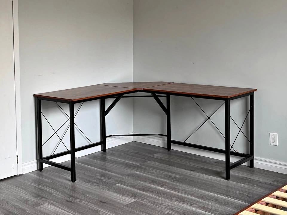 Mr. Ironstone 59” L-Shaped Desk