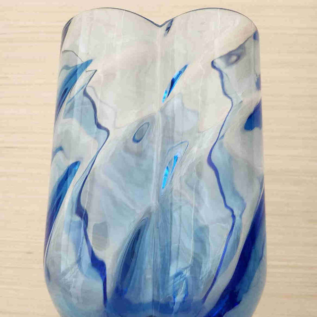 Kosta Boda Blue Glass Vase - photo 2
