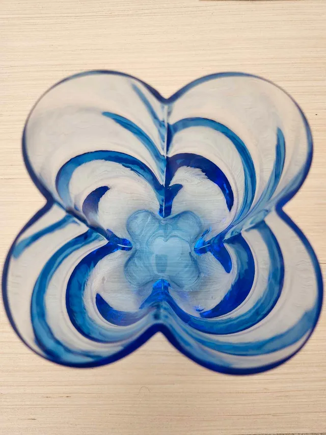 Kosta Boda Blue Glass Vase image indicator(3)
