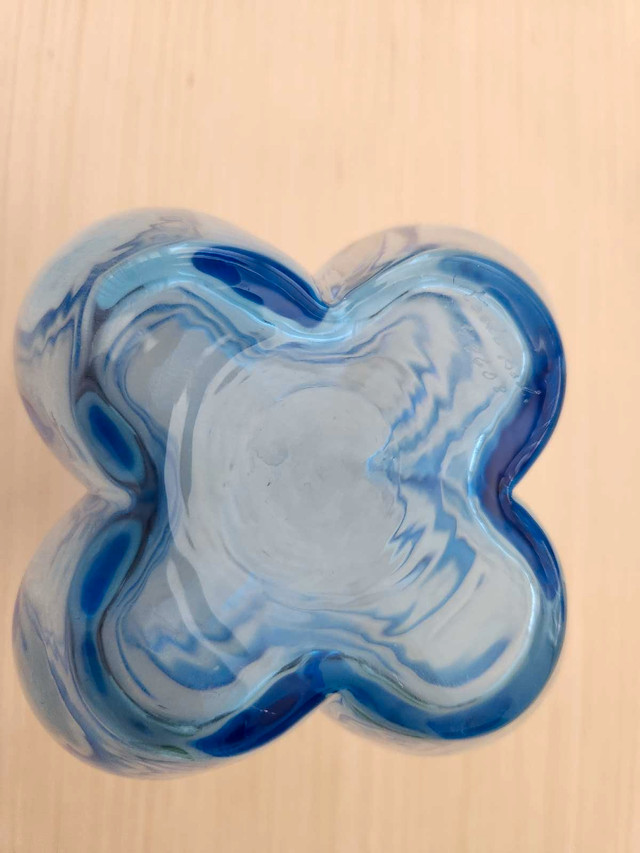 Kosta Boda Blue Glass Vase - photo 5