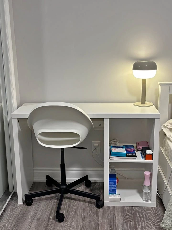 Desk + Swivel Chair Set