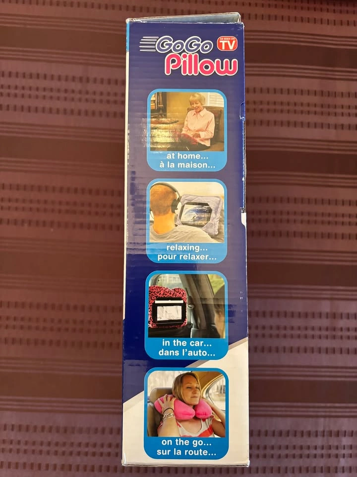 NEW GoGo Pillow 3-in-1 Travel Pillow, Tablet Holder & Cushion - photo 4