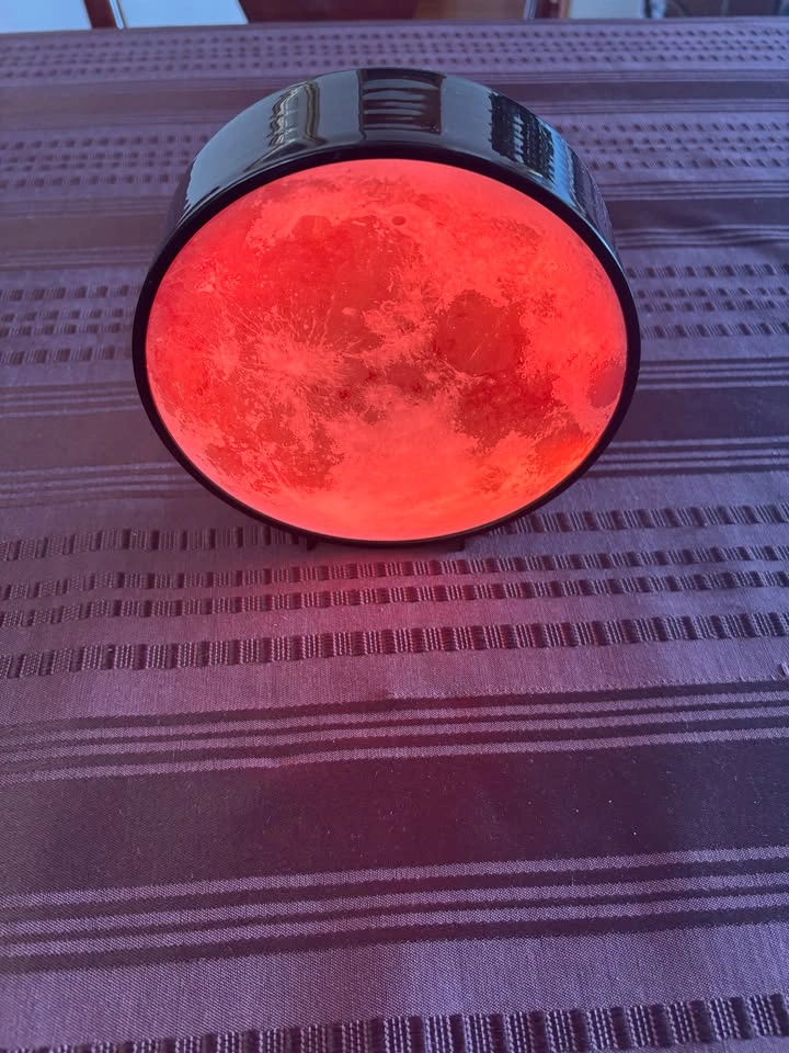 Modern Colour Changing Moon Light – LED Wall or Desk Lamp - photo 3