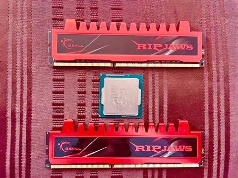 Intel i3-4170 CPU + G.Skill Ripjaws 8GB RAM  🥕
