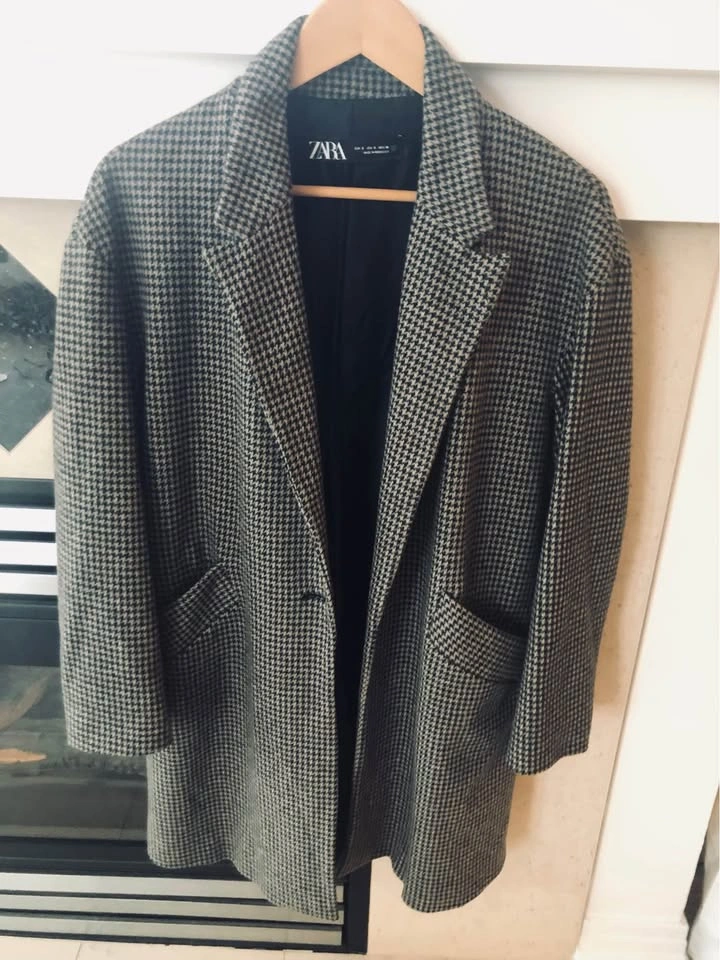 Women's Zara Long Dress Jacket/Coat - Size M - photo 2