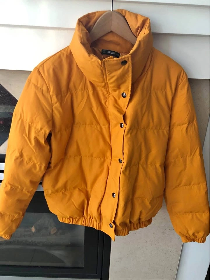 Fabulous Shein Pumpkin Puffy Jacket - Women's XS