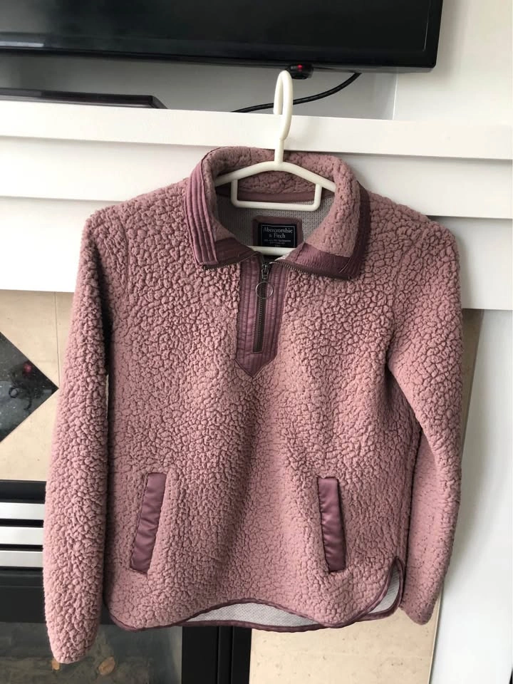 Abercrombie & Fitch Plum Coat. Size xs (oversized) - photo 5