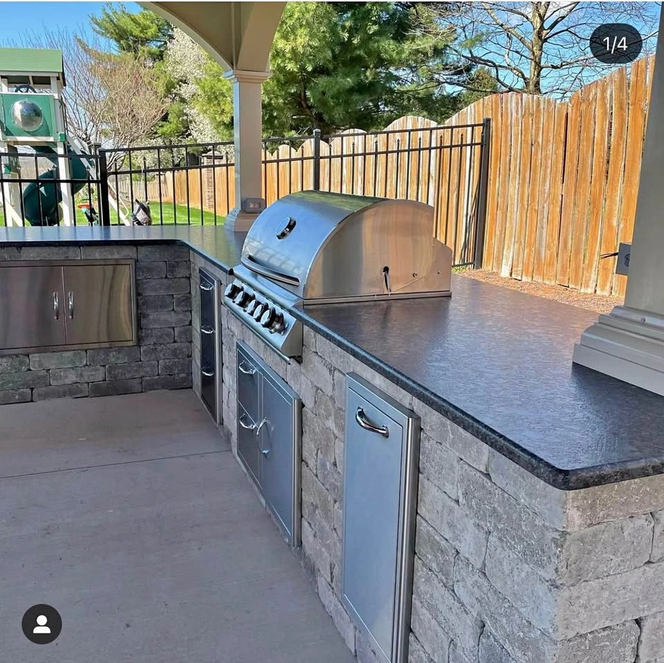 Stone for Outdoor Kitchen – Backyard Cooking Area