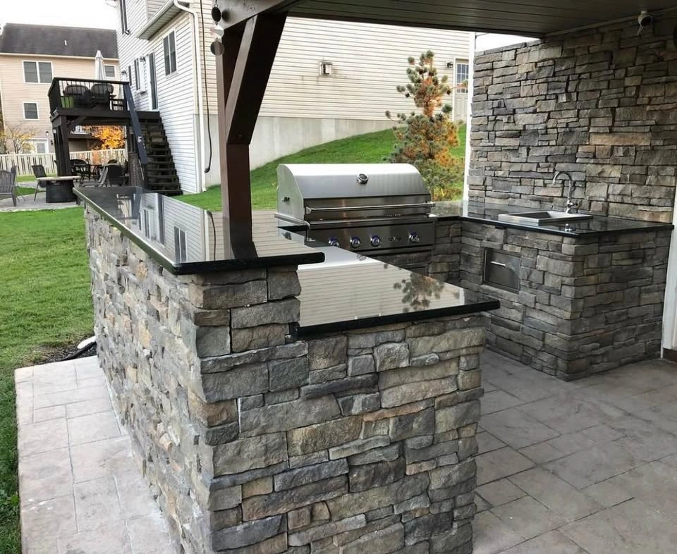 Stone for Outdoor Kitchen – Backyard Cooking Area - photo 2