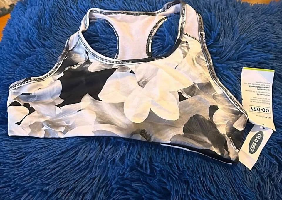 GIRLS SPORTS BRA - SIZES XS & LARGE - OLD NAVY - photo 3