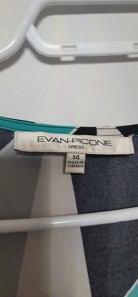 Women's Evan Picone Wrap Dress Size 14 image indicator(2)