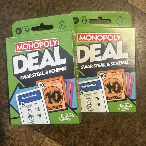Monopoly Deal Card Game for 2-5 Players