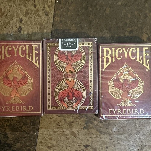 Bicycle Playing Cards FYREBIRD Deck Premium Gold Foil