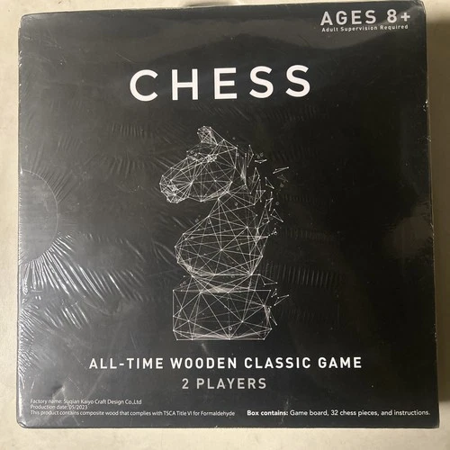 BRAND NEW RMS International CHESS Wooden Classic Game